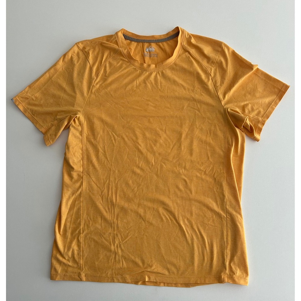 REI Co‑op Active Pursuits T‑Shirt – Sun Daze Yellow – Men's Medium